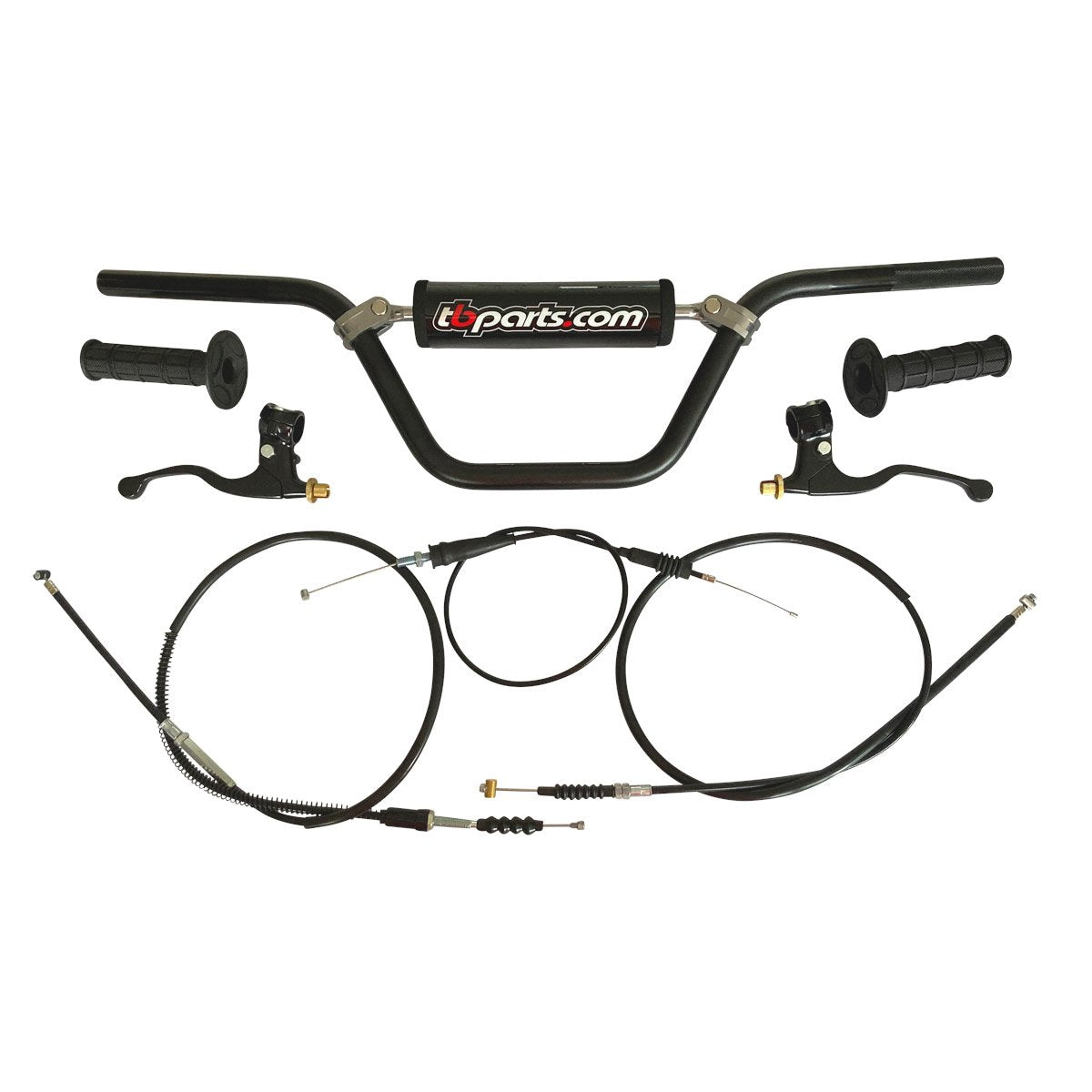 TB Handlebar Kit, Black - All KLX110 L Models